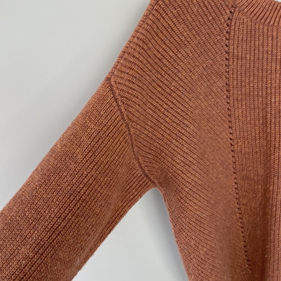 Greylin Medium Pink Mauve Rose Knit Pullover Wool Blend Sweater - Picture 4 of 9